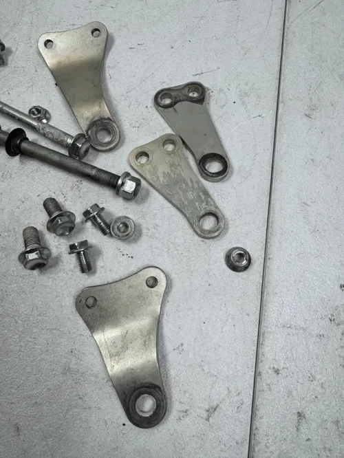 2024 kx250 motor mounts engine hangers bolts hardware oem 21-24 kx 250 250x