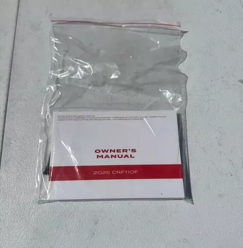 NEW OEM HONDA CRF110 owners manual spoke wrench 19-25 crf 110f crf110f
