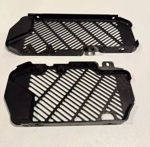 Bullet proof designs black radiator guards Kawasaki 16-23 kx 450 450x 250 250x 2