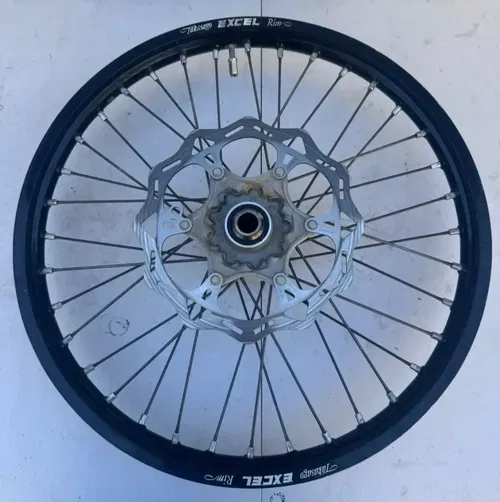 2024 ktm 125sx front wheel excel rotor black sxf fc mc xcf fx sx tc xc oem 24