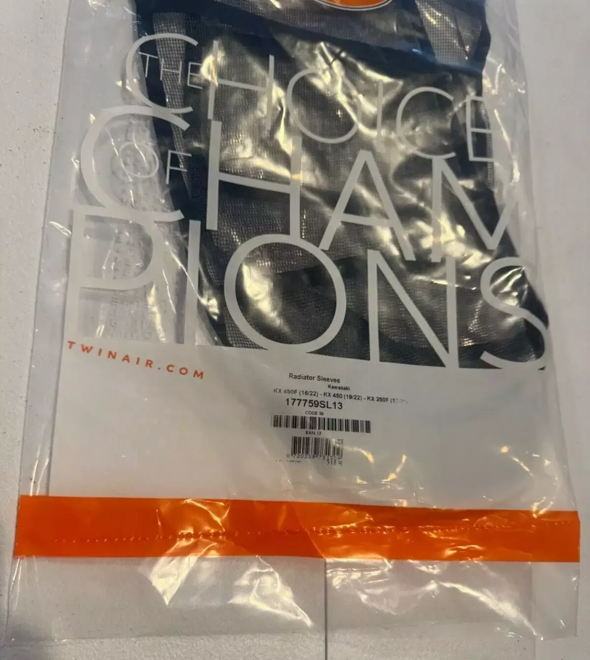 twin air radiator protective sleeve cover mud kx 450 250 250x 450x 177759SL13