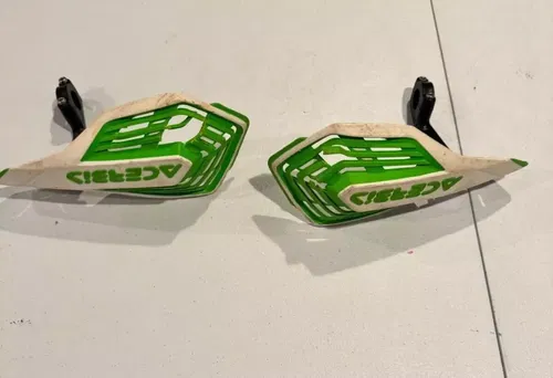 acerbis x future green white handguards kx crf yz yzf wr rx 250 250x 450 450x