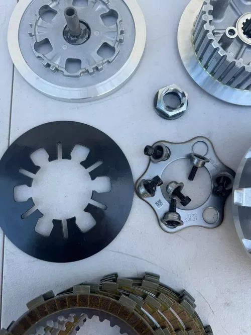 new 2024 kx450 complete clutch basket hub pressure plate oem kx 450 450x 24 25