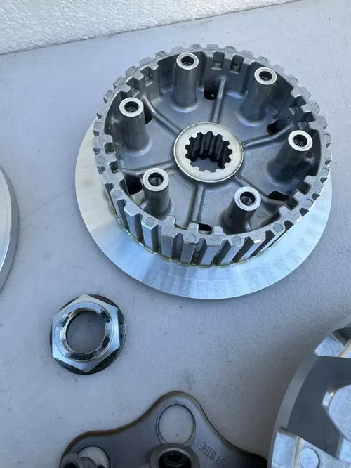 new 2024 kx450 complete clutch basket hub pressure plate oem kx 450 450x 24 25
