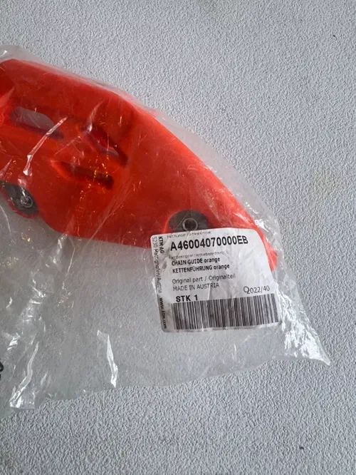 KTM OEM orange chain guide 23-24 ktm 125-500 sxf sx xcf excf A46004070000EB