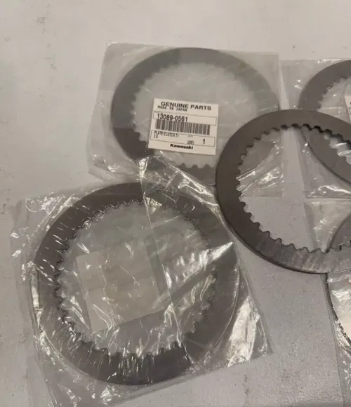 New kawasaki oem steel clutch plates 13089-0561 kx 450 450x 450sr 21-25