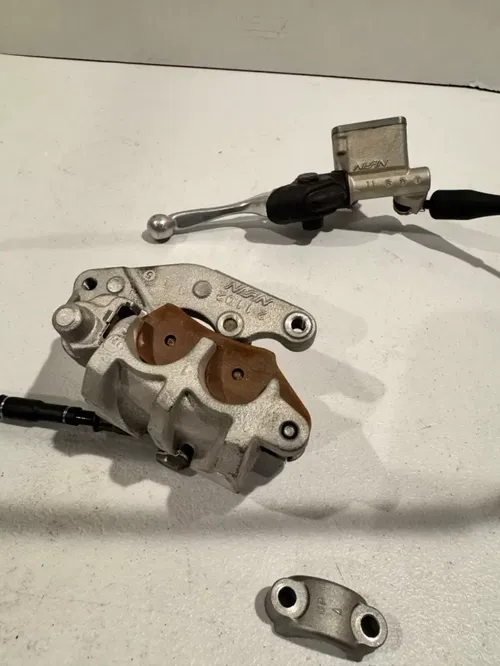 kawasaki front brake assembly caliper master cylinder 19-25 kx 250 450 450x 2