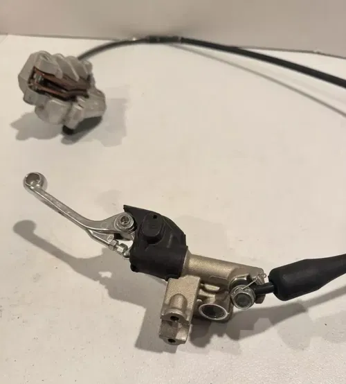 kawasaki front brake assembly caliper master cylinder 19-25 kx 250 450 450x 2