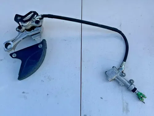 2020 kx450 rear brake assembly caliper master cylinder kawasaki oem kx 450 250