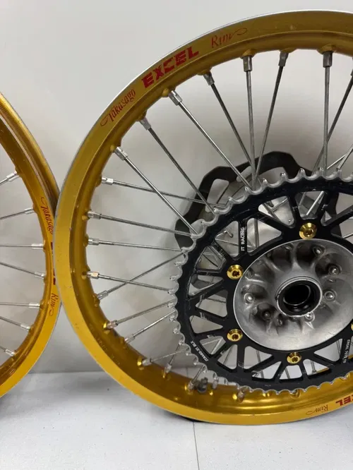 2024 kx250 21" 19" gold excel wheel set front rear wheels 21-25 Kx 250 250x