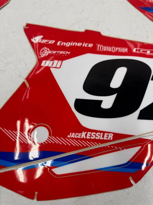 Honda graphics backgrounds number plates stickers 21-24 crf 450r 450rwe 250r