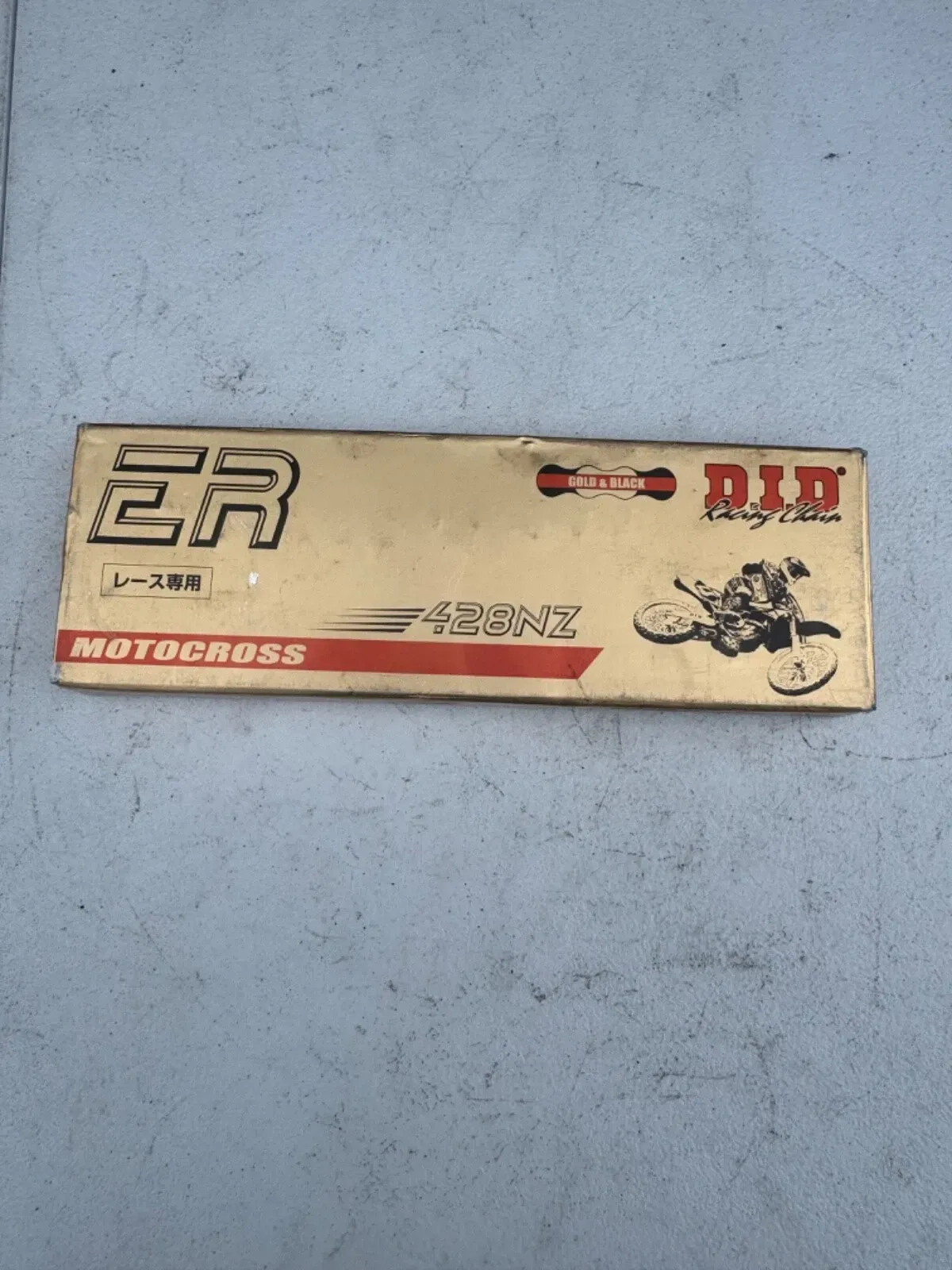 New DID 428nz 120L 428 gold & black chain 428NZGX120FB