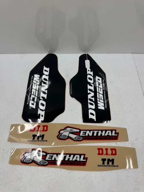 New graphics fork guard swingarm decals stickers 19-25 kx 450 450 250 250x