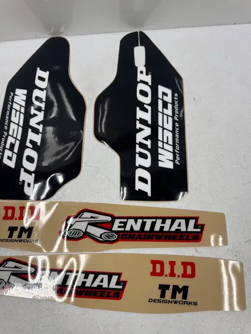 New graphics fork guard swingarm decals stickers 19-25 kx 450 450 250 250x