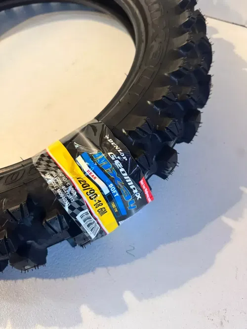 New Dunlop Geomax 120/90-18 rear tire MX34 120 90 18" enduro gncc 18