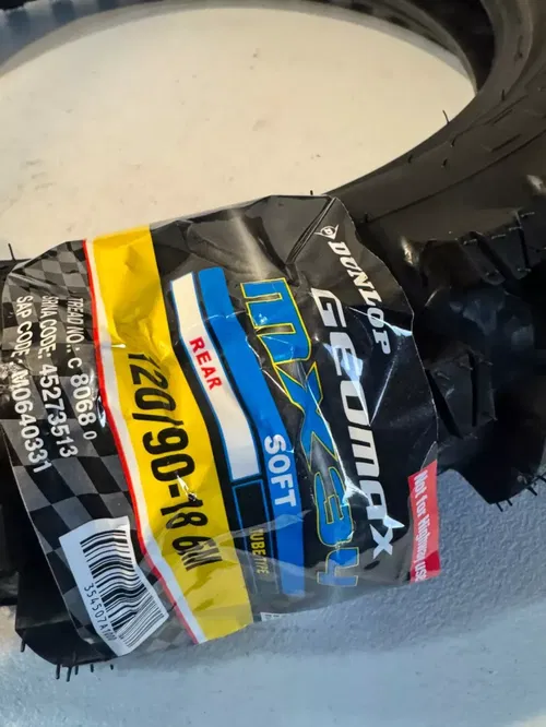 New Dunlop Geomax 120/90-18 rear tire MX34 120 90 18" enduro gncc 18