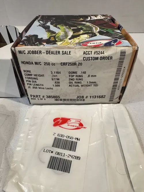 JE piston 14.5:1 79mm bore top end Honda 20-25 Crf 250r 250rwe 250rx 250