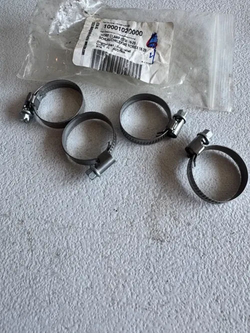 KTM GasGas Husqvarna OEM QTY 4 hose clamps 10001020000
