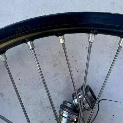 2022 tc 125 front wheel did dirt star black sxf fc mc xcf fx sx tc xc oem 22
