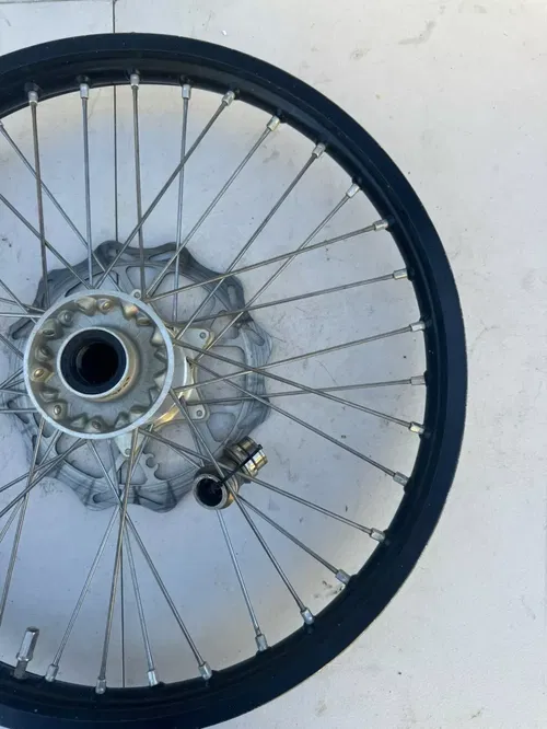 2022 tc 125 front wheel did dirt star black sxf fc mc xcf fx sx tc xc oem 22