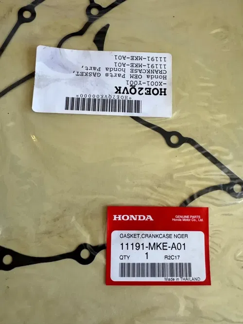 OEM HONDA CRF450R crankcase gasket 17-25 crf 450r 450rx 450rwe 11191-MKE-A01