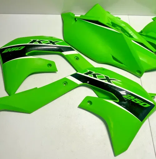 2023 kx250 plastic kit fenders shrouds plates oem kx 250 250x