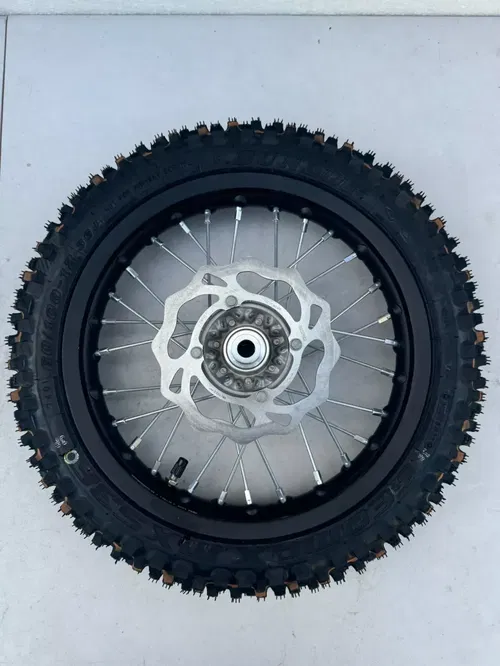 2024 ktm 50sx front wheel factory edition rim hub tc sx mc 50 oem dunlop mx53