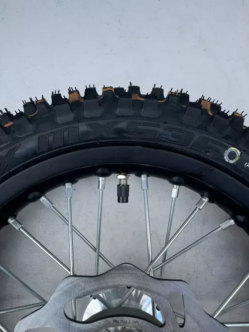 2024 ktm 50sx front wheel factory edition rim hub tc sx mc 50 oem dunlop mx53