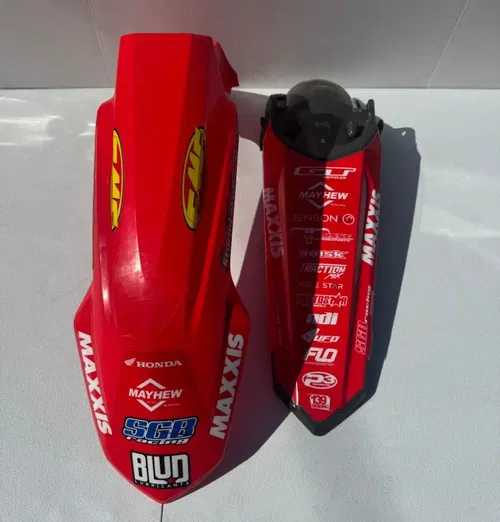 Honda Acerbis front & rear fender plastic 21-24 crf 450rx 450r 250r 250rx 2