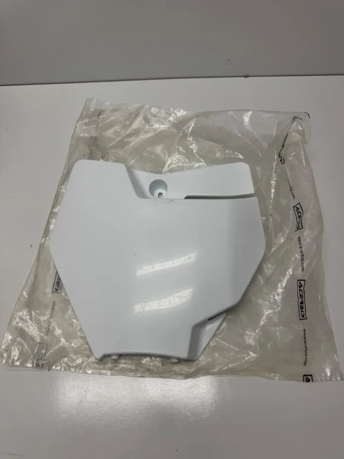 Acerbis white front number plate 18-24 ktm 85sx mc 85 2685956811