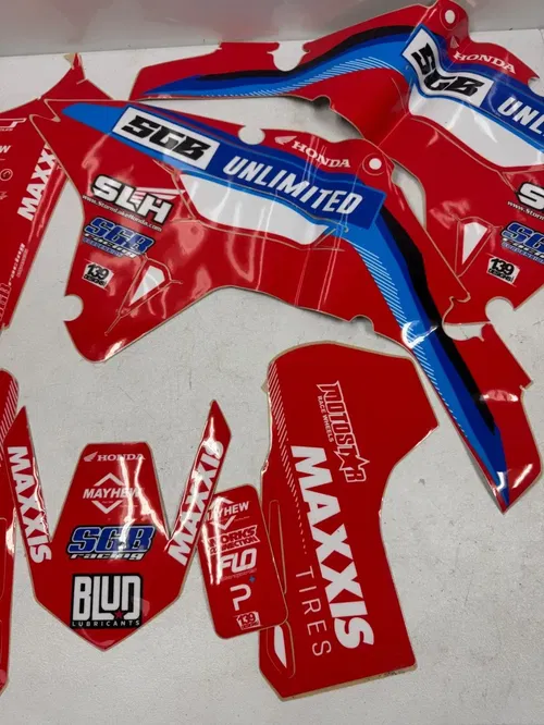 Honda graphics kit shrouds front rear fender 21-24 crf 450rx 250rx