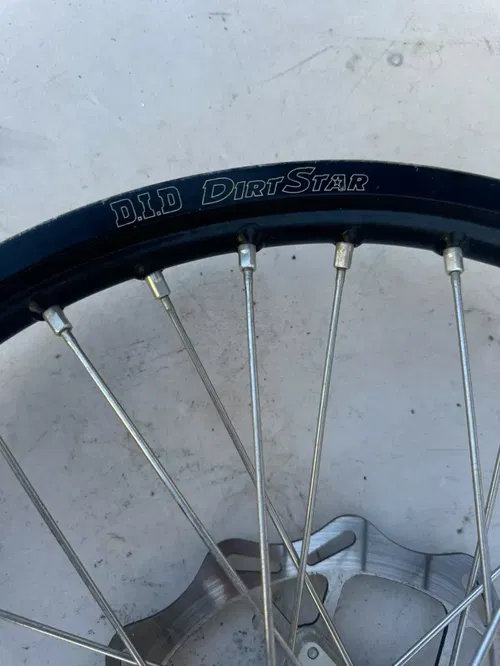 2019 tc 125 front wheel did dirt star black sxf fc mc xcf fx sx tc xc oem 19