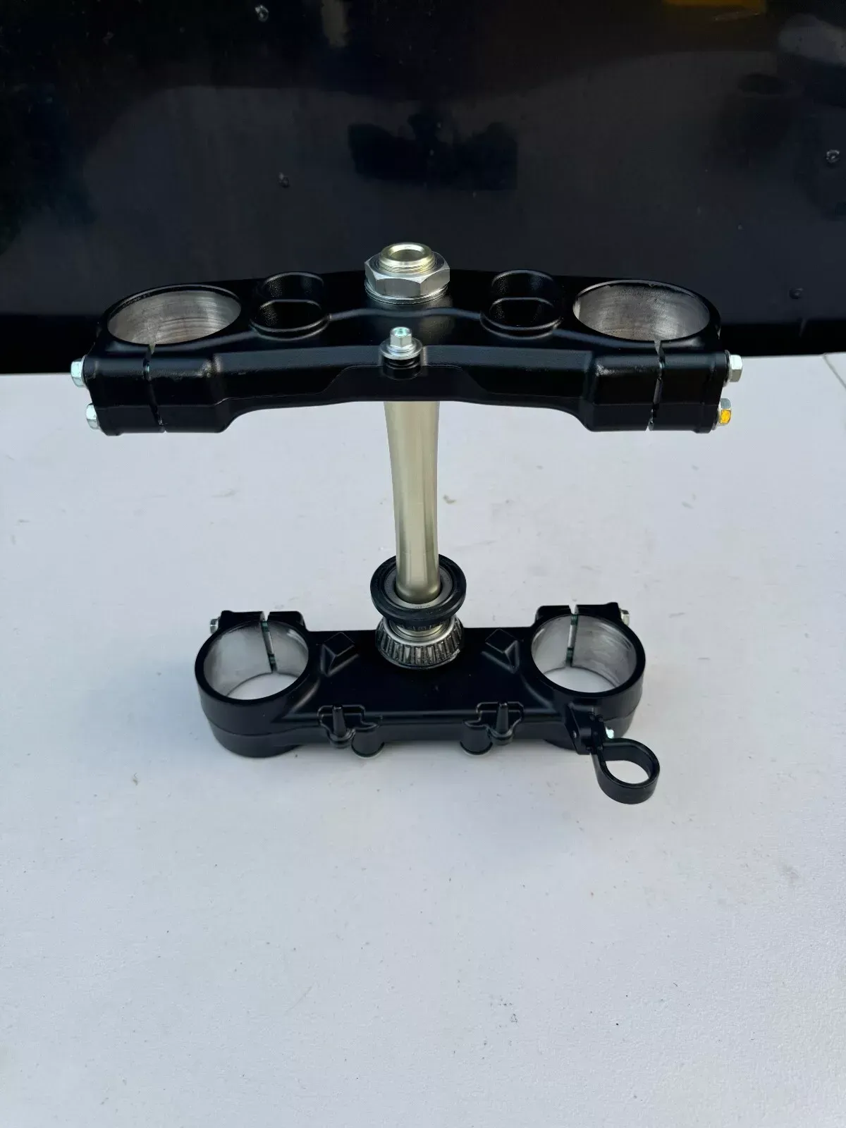 2024 kx450 triple clamps oem new kx 450 450x 250 suspension front clamp tree 24