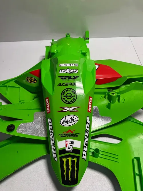 Kawasaki plastic shrouds fenders plates 24-26 kx 450 450x 250 250x sr 1