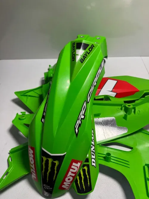 Kawasaki plastic shrouds fenders plates 24-26 kx 450 450x 250 250x sr 1