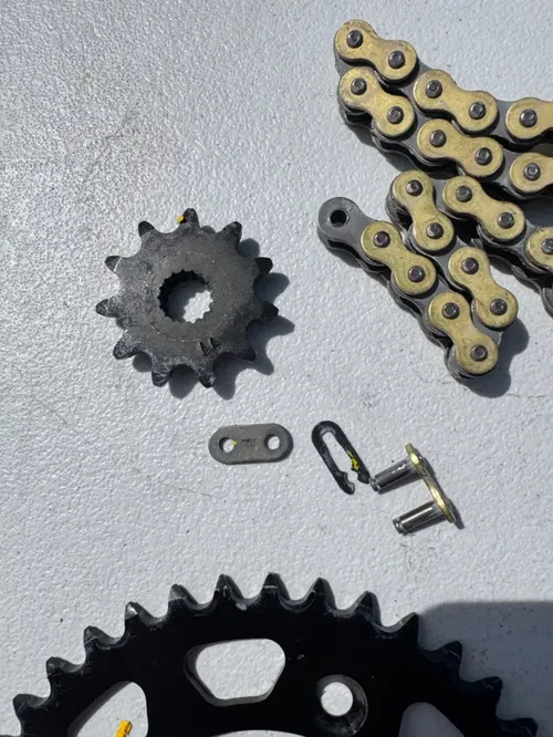 New 2024 TC50 oem chain & sprockets sprocket 24-25 tc 50 sx ktm mc