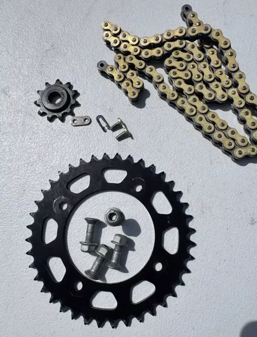 New 2024 TC50 oem chain & sprockets sprocket 24-25 tc 50 sx ktm mc