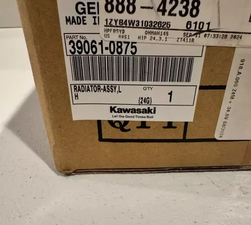New kx450 left radiator oem kx 450 450x 450sr 24-25