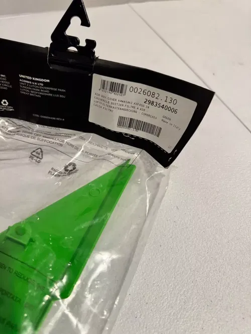 Acerbis Kawasaki airbox cover side green plastic 24-25 kx 450 450x kx 250 250x
