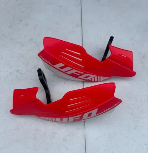 UFO Vulcan Red plastic handguards kit PM01650-070 hand guards