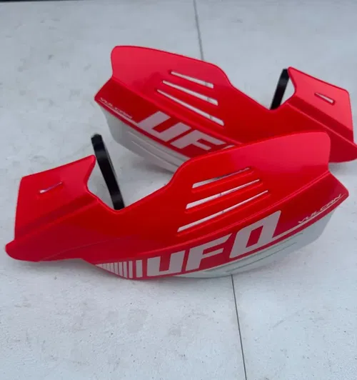 UFO Vulcan Red plastic handguards kit PM01650-070 hand guards