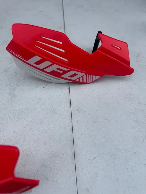 UFO Vulcan Red plastic handguards kit PM01650-070 hand guards
