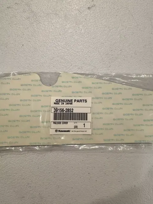kawasaki new oem side cover heat shield pad kx 450x 450 450sr 250 250x 24-25