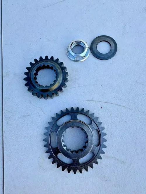 2020 kx450 spur gear primary balancer kawasaki oem kx 450 450x