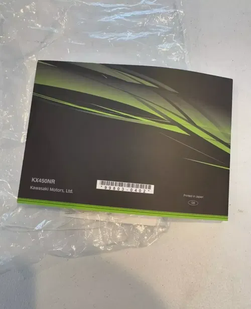 Kawasaki new oem owners manual spoke wrench 24 kx 450x