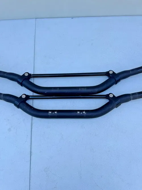 Two Mika Metals Pro Series handlebars 1 1/8 fat bar MC bars MK-11-MC-BLACK