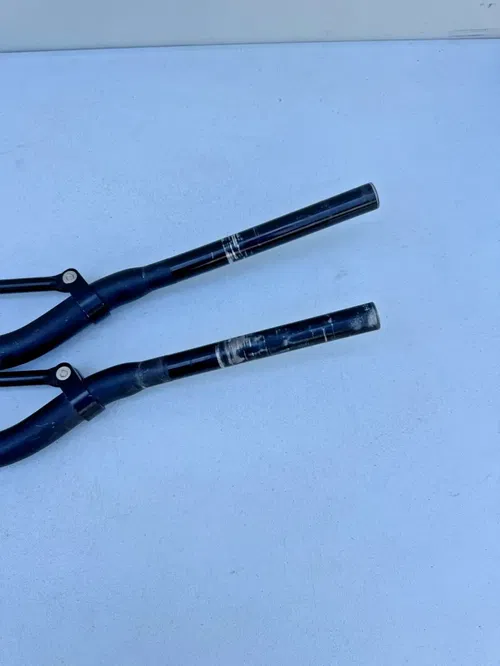 Two Mika Metals Pro Series handlebars 1 1/8 fat bar MC bars MK-11-MC-BLACK