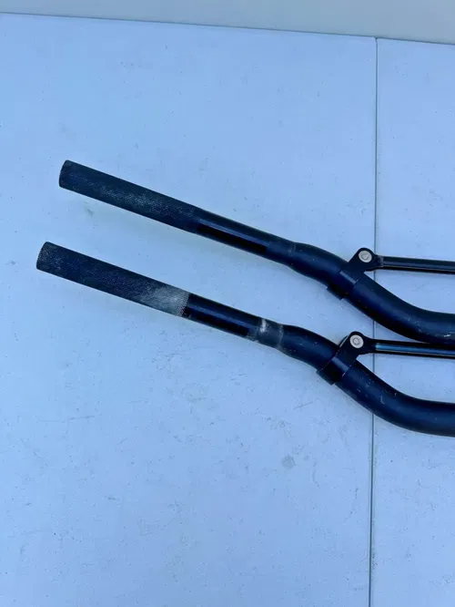 Two Mika Metals Pro Series handlebars 1 1/8 fat bar MC bars MK-11-MC-BLACK