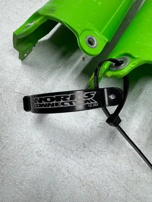 2024 kx250 fork guards plastic works connection 12-333 21-24 kx 250 250x