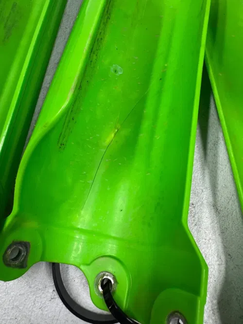 2024 kx250 fork guards plastic works connection 12-333 21-24 kx 250 250x